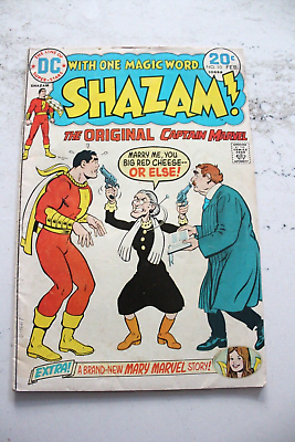 #ad 1974 SHAZAM comic book #10 The Original Captain Marvel amp; Mary Marvel nice $15.99