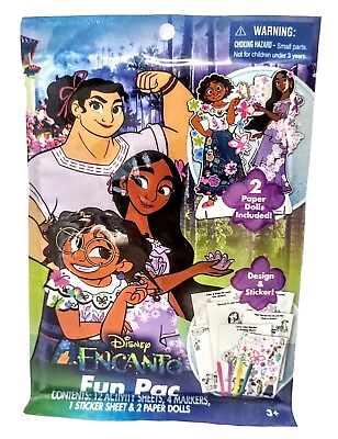 #ad Disney Encanto Activity Kit Stickers Paper Doll Craft Birthday Party Supplies $4.00