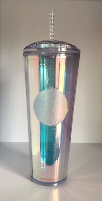 #ad 2020 Starbucks Unicorn Iridescent Kaleidoscope Diamond Cold Cup Venti Tumbler $49.05