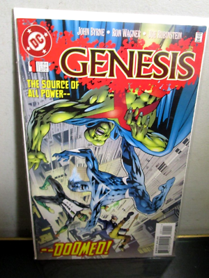 #ad Genesis #1 The Source of All Power Doomed John Byrne 1997 DC BAGGED BOARDED $15.20