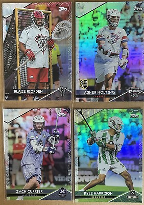 #ad 2022 Topps Premier Lacrosse League PLL Rainbow Foil Cards *You Pick From List* $33.74