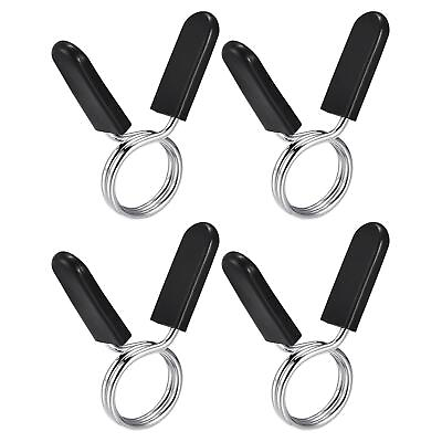 #ad Spring Clip Collars 4Pcs 29mm Gym Weight Bar Barbell Dumbbell Lock Clamp Tool $15.11