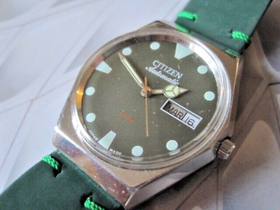 #ad A Retro Marine Dial Citizen Automatic Movement Watch Working Keeping Time GBP 32.00