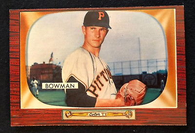#ad 1955 Bowman Baseball Card Roger Bowman #115 EXMT Range CF $6.99