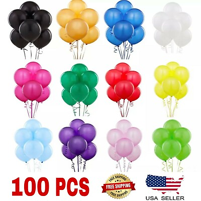 #ad #ad 100 PCS Colorful Latex Balloon 10 Inch Wedding Birthday Bachelorette Party Decor $7.95