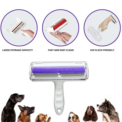 #ad Pet Hair Remover Reusable dog hair remover amp; cat hair remover brush $9.99