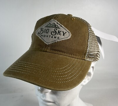 #ad NWT Big Sky Montana SnapBack Mesh Back Trucker Hat Cap Ouray $14.99