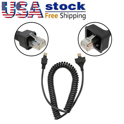 #ad Radio 8 Pin RJ 45 Mic Cord Cable With Connector For KMC 27 KMC 28 KMC 35 KMC 32 $8.99