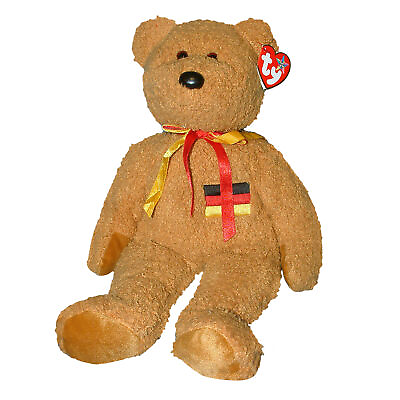 #ad Ty Large Plush Beanie Buddy Germania Bear German Exclusive MWMT $10.00