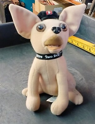 #ad Yo Quiero Taco Bell Stuffed Plushie Chihuahua Dog Toy Beret Applause 7quot; $5.49