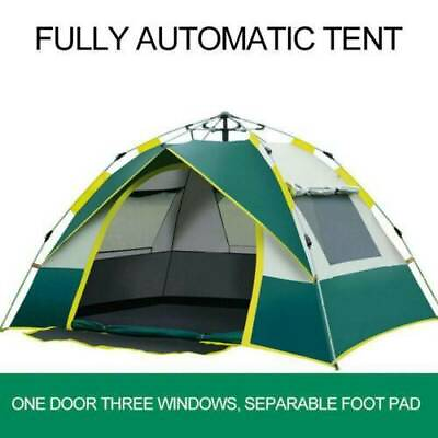 #ad 3 4 Person Automatic Instant Pop Up Tent Outdoor Large Camping Hiking Tent US $47.38