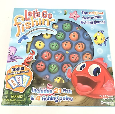 #ad Let#x27;s Go Fishin#x27; Combo Go Fish Card Game Teach Child Hand Eye Coordination $11.95