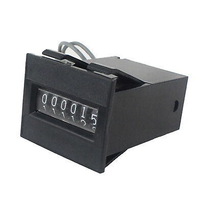 #ad 6V 12V 15V DC Coin Meter Counter 6 Digit for Arcade Pinball Machines $3.99