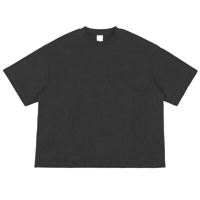 #ad Mens Womens Solid Color Short Sleeve T Shirt High Street T Shirt Black White $25.99