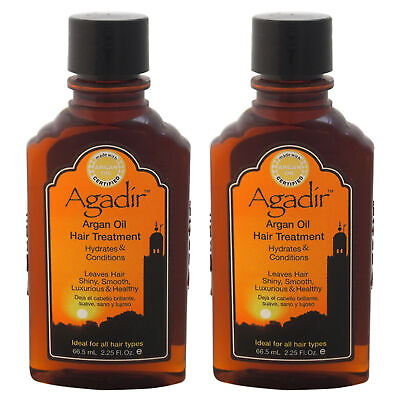 #ad Argan Oil Hair Treatment by Agadir for Unisex 2.25 oz Treatment Pack of 2 $24.17