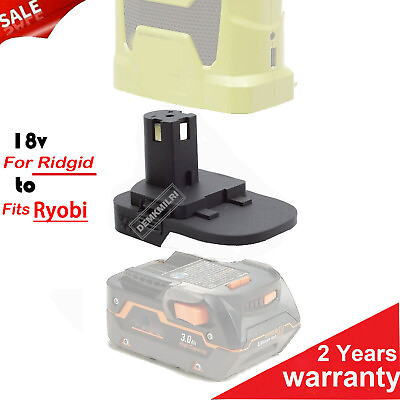 #ad NEW Adapter FOR Ridgid 18V 20V Li Ion Battery convert to for Ryobi 18V Tools $15.29