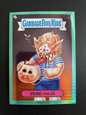 #ad Garbage Pail Kids 201b Zeke Freak Aqua Prism 177 199 2022 Chrome Series 5 GPK $15.00