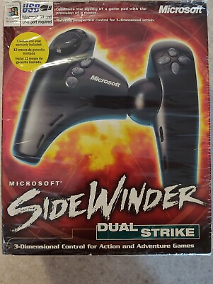 #ad Microsoft SideWinder Dual Strike X04 74732 PC Gamepad $28.98