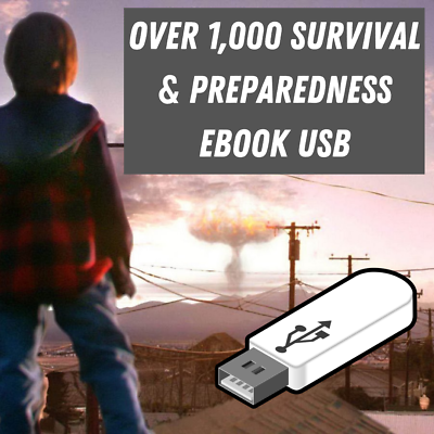 #ad USB With Over 1000 Survival Preparedness amp; SHTF EBooks FREE SHIPPING #prepare $16.00