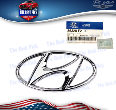 #ad ⭐GENUINE⭐Front Grille Emblem Front H Logo 86320F2100 Hyundai Elantra Sedan 17 18 $21.88