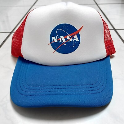 #ad NASA Space Astronaut Red White Blue Snapback Baseball Cap Hat $9.99