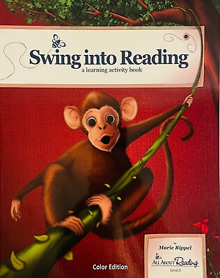 #ad All About Reading Level 3 Swing into Reading Student Activity Book Color Edition $35.00