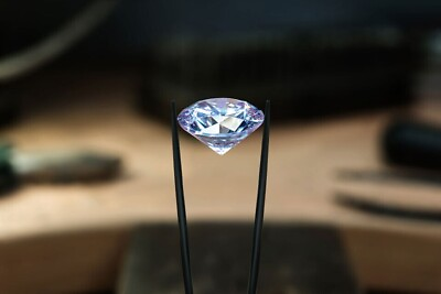 #ad 2 Ct Round Diamond HPHT CVD VVS1 D Grade Stunning Radiance AAA $250.00