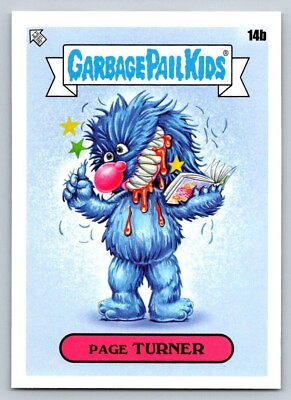#ad Page Turner 2022 Book Worms Garbage Pail Kids Topps Card #14b NM $1.64