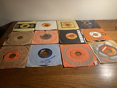 #ad Vintage 45 RPM Vinyl Records country old time lot of 20 $35.00