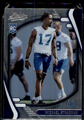 #ad 2021 PANINI MIKE STRACHAN INDIANAPOLIS COLTS #188 $2.00