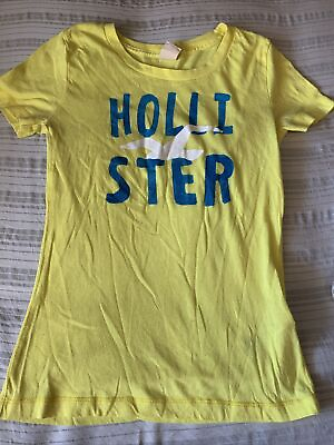 #ad HOLLISTER yellow MEDIUM t Shirt $9.80