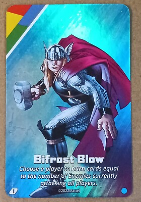 #ad Marvel UNO Ultimate Foil Chase Card Uncommon Thor $6.75