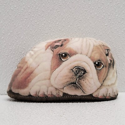 #ad Bulldog Dog Pupper Weight Puppy Plush Leslie Anderson 2005 Ellay $22.41