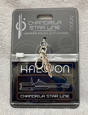 #ad Galactic Starcruiser lanyard pouch charm Chandrila Star Line Disney NWT ⭐️ Wars $55.00