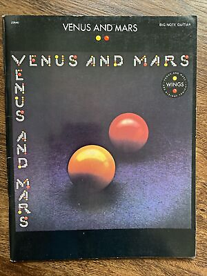 #ad Paul McCartney amp; Wings quot;Venus and Marsquot; Songbook Sheet Music Big Note Guitar $80.00