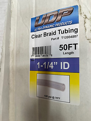 #ad NEW Master Plumber PVC Tubing Clear 1.25 ID x 1.75 In. OD **FREE SHIPPING** $149.99