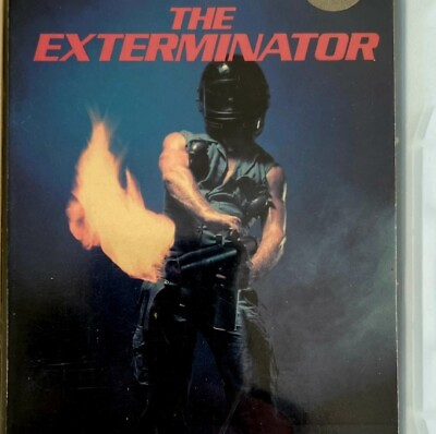 #ad 1984 The Exterminator Vintage VHS Action Drama Thriller Rare Cut Box $2.62