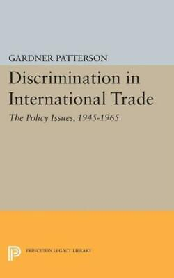 #ad Discrimination In International Trade The Policy Issues: 1945 1965 $73.16