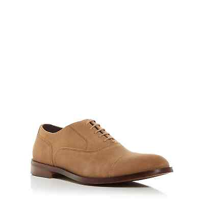 #ad The Men#x27;s Store Men#x27;s Lace Up Cap Toe Dress Shoes Suede Leather Tan US 8 $117.00
