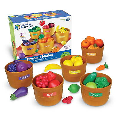 #ad 30 Piece Play Food Set for Kids amp; Toddlers Kitchen Toy Playset Pretend Play Fake $27.70