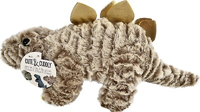 #ad Dinosaur Plush 13” Stegosaurus Toy Stuffed Animals Cute amp; Cuddly $8.99