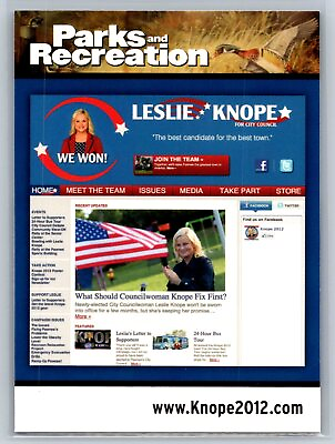 #ad 2013 Press Pass Parks and Recreation Website Insert Leslie Knope #86 $1.95