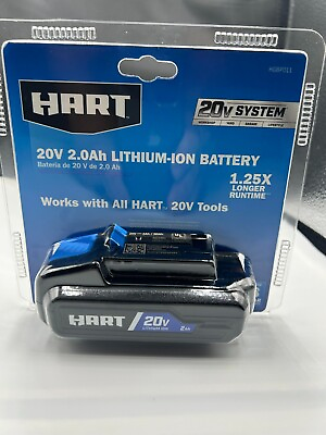 #ad New Sealed Hart HGBP011 20V 2.0Ah Lithium Ion Battery Free Shipping $32.99