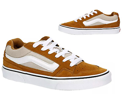 #ad New VANS Low top Casual Shoes athletic Sneakers Mens tan sizes 8 13 $79.95