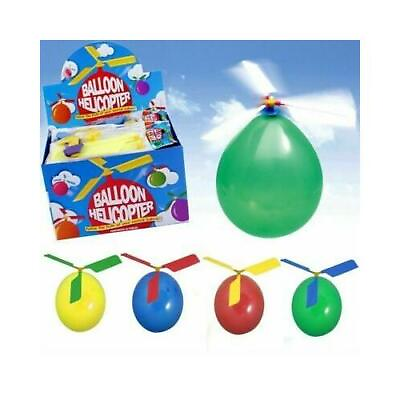 #ad Kids Balloon Helicopter Outdoor Summer Games Fun Children Party Bag Fillers GBP 23.37