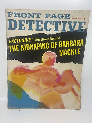 #ad Front Page Detective April 1969 Barbara Mackle $13.47