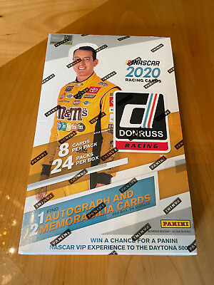 #ad 2020 Panini Donruss Nascar Racing Hobby Box Brand New Factory Sealed $68.00