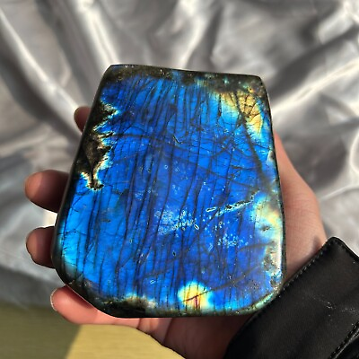 #ad 1.04kg Stunning Blue Flashy Natural Labradorite Freeform Crystal Display Healing $62.00