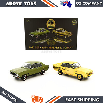 #ad DDA 1:24 1972 Holden LJ Torana Green LJ GTR Gold LJ GTR XU1 50th Anniversary Set AU $243.99