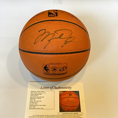 Michael Jordan Signed Spalding Official NBA Game Basketball JSA COA $4995.00